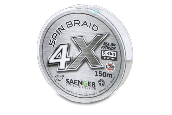 Saenger šňůra 4 X Spin Braid 150 m/ 0,18mm