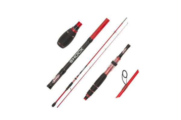 Přívlačový prut Berkley Lighting Shock Red Spin M 2,10m 10-35g