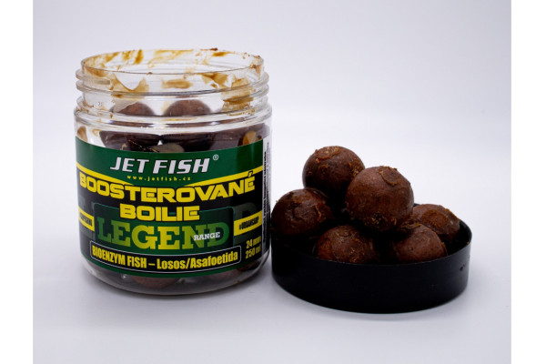 Legend Range - Boosterované boilie 250ml - 24mm : BIOENZYM FISH - LOSOS