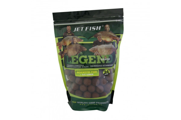 Legend Range boilie 1kg - 24mm : BIOENZYM FISH - LOSOS / ASA