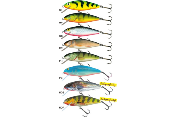 Salmo rybářské woblery PERCH PH8DR