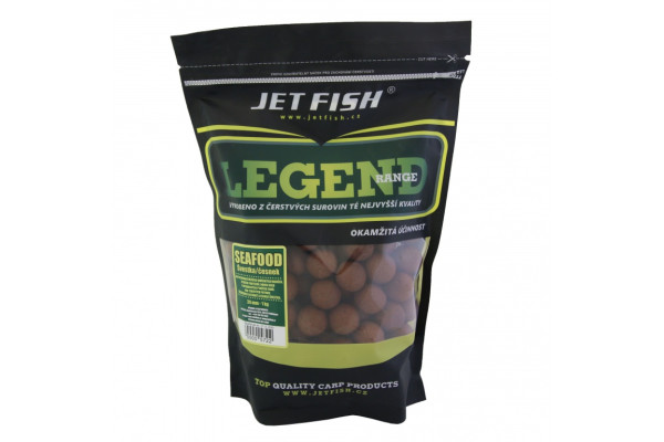 Legend Range boilie 1kg - 24mm : SEAFOOD - ŠVESTKA / ČESNEK