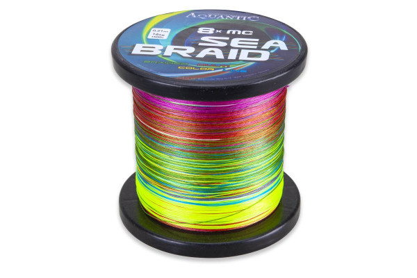 Aquantic šňůra osmipramenná MC Sea-Braid 0,21 mm 1500 m multicolor