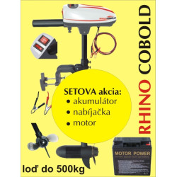 Rhino set Cobold + akumulator 17Ah/12V + nabíječka