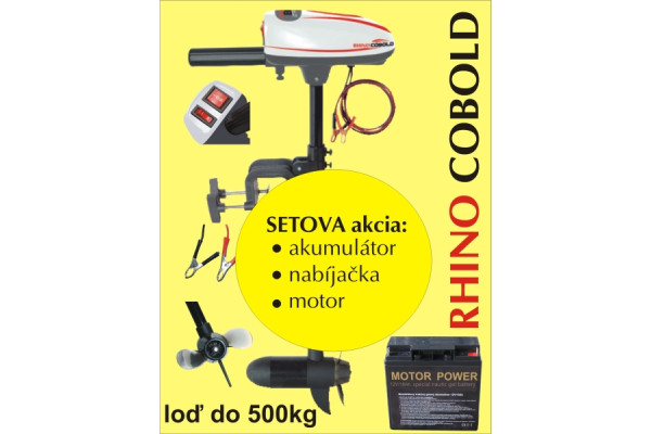 Rhino set Cobold + akumulator 17Ah/12V + nabíječka