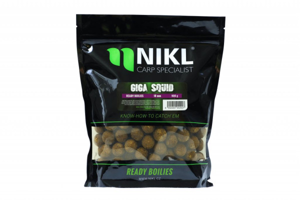 Nikl Ready boilie Giga Squid 24mm, 2,70kg