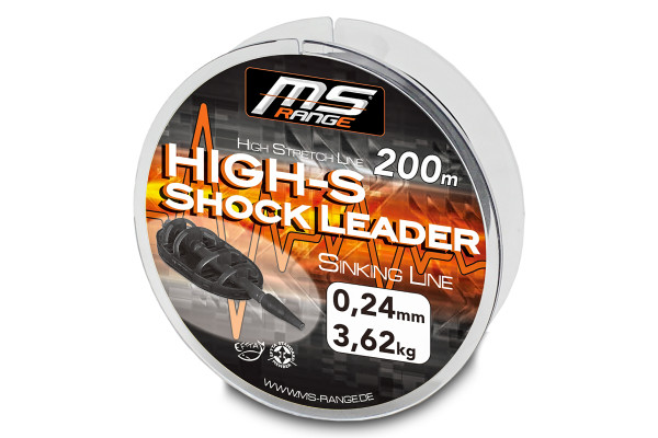 MS Range šokový návazec High-S Shock Leader 0,26 mm 200 m