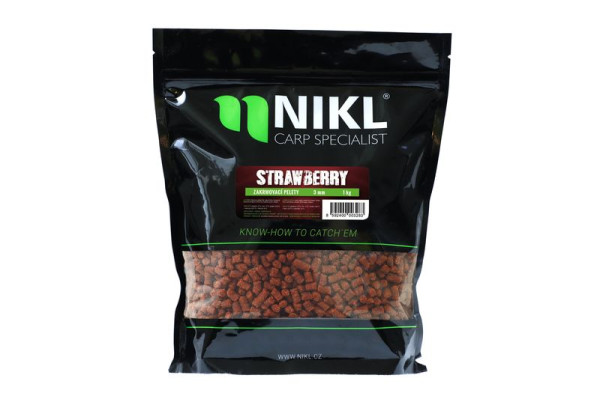 Nikl Pelety Strawberry 3mm, 1kg