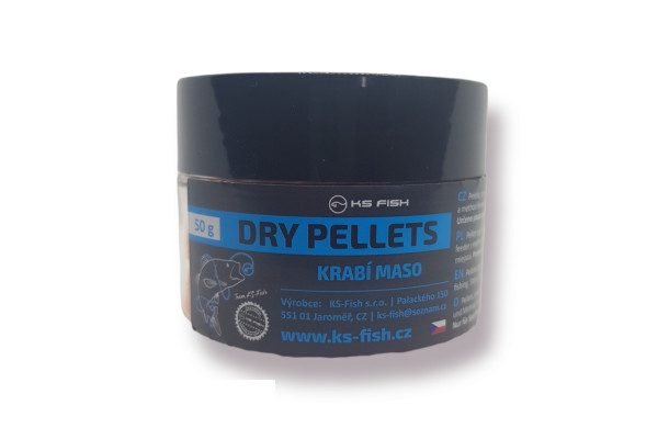 KS Fish Dry Pellets 50g krabí maso