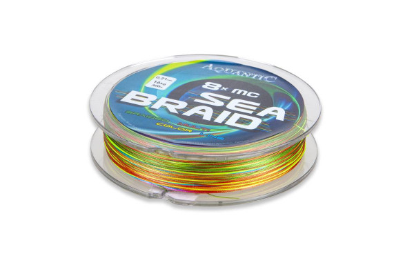 Aquantic šňůra osmipramenná MC Sea-Braid 0,16 mm 300 m multicolor