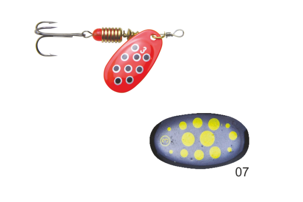 Mistrall rotační třpytka SPERSO vel. 3, 6g, barva 07