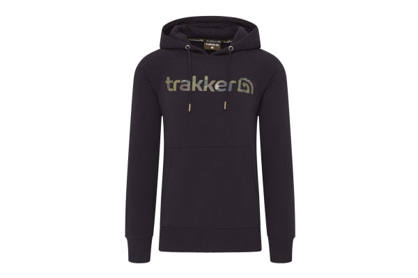 Trakker Mikina CR Logo Hoody Black Camo - S