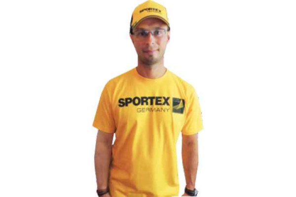 Sportex T-Shirt Tričko s velkým logem - žluté