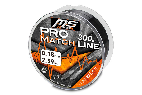 MS Range vlasec Pro Match Line 300 m 0,13 mm