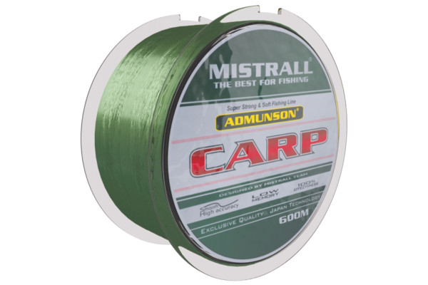 Mistrall vlasec Admunson carp 0,40mm 600m zelený