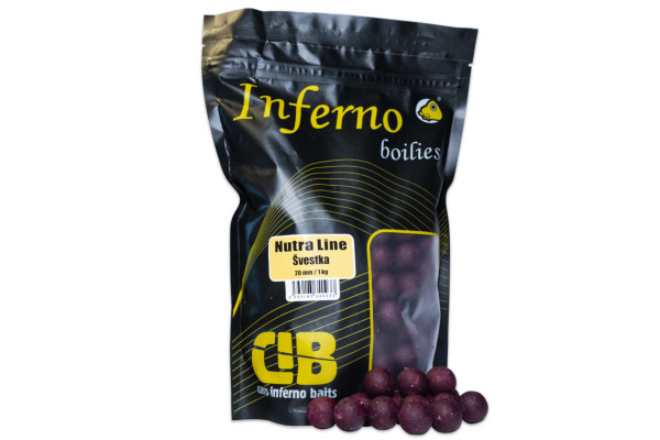 Carp Inferno Boilies Nutra Line - Švestka