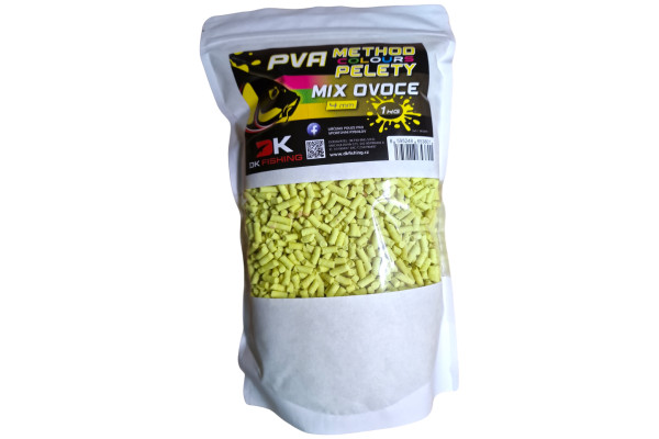 DK FISHING PVA method color ovoce 1kg