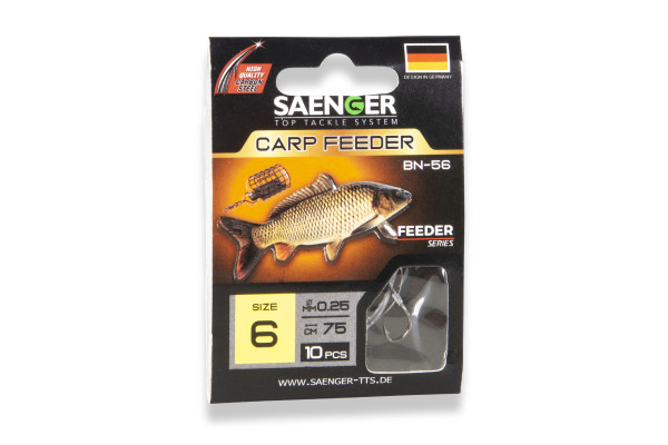 Saenger návazec na kapry Carp Feeder 6, 10 ks