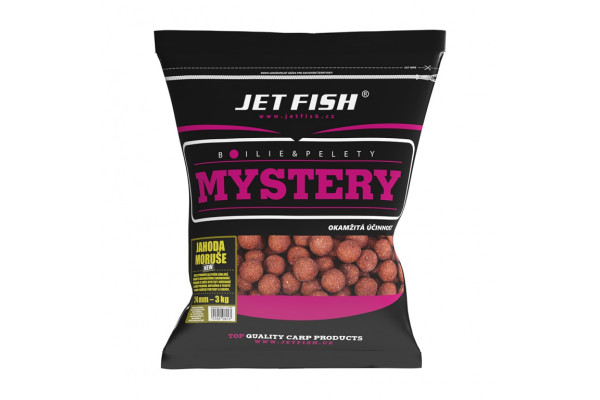 Mystery boilie 3kg - 24mm : JAHODA / MORUŠE NEW