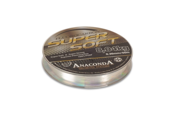 Anaconda Super Soft Fluorocarbon 0,40 mm 50 m