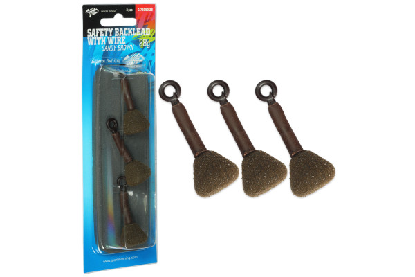 Giants fishing Zátěž Safety Backlead with Wire Sandy Brown(3pc)