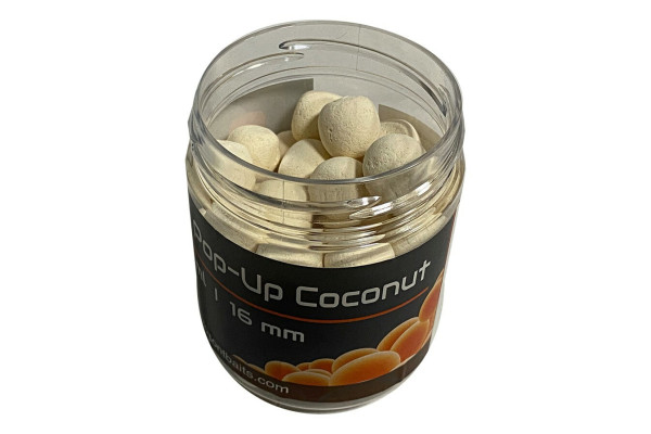 Mastodont Baits Fluo Pop-Up Boilies Coconut 16mm 200ml