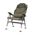 Trakker Křeslo komfortní s područkami - Levelite Camo Longback Recliner