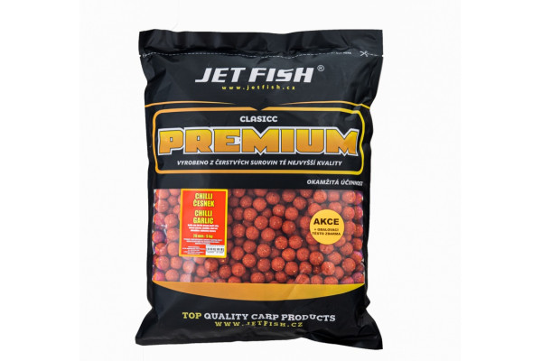 Premium clasicc boilie 5kg - 20mm : CHILLI / ČESNEK