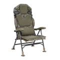 Trakker Křeslo komfortní s područkami - Levelite Camo Longback Recliner