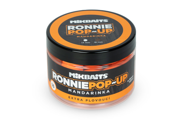 Ronnie pop-up 150ml - Mandarinka 16mm