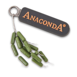 Anaconda wolframové olovo Rig Weights zelená 3,1 mm, 15ks/bal