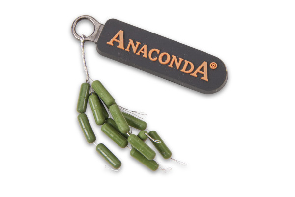 Anaconda wolframové olovo Rig Weights zelená 3,1 mm, 15ks/bal