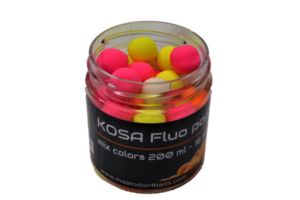 Mastodont Baits Fluo Pop-Up Boilies KOSA 16mm 200ml