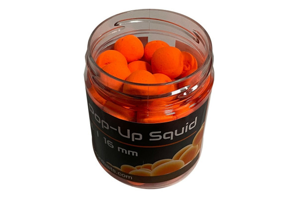 Mastodont Baits Fluo Pop-Up Boilies Squid 16mm 200ml