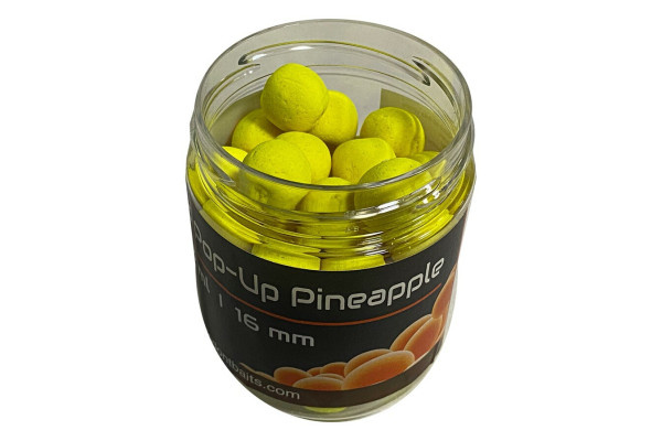 Mastodont Baits Fluo Pop-Up Boilies Pineapple 16mm 200ml