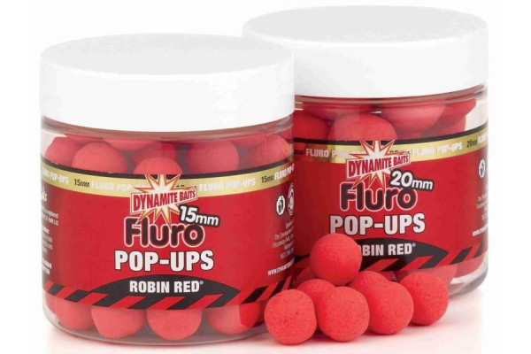 Dynamite Baits Pop-Ups Fluro Robin Red 15 mm