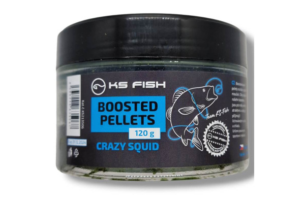 KS Fish Boosted Pellets 120g Crazy squid