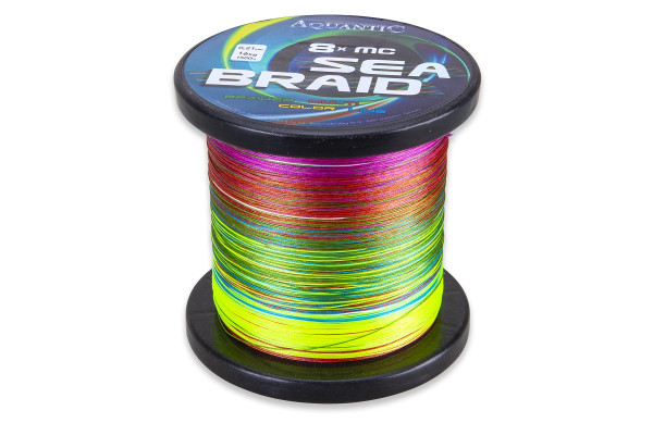 Aquantic šňůra osmipramenná MC Sea-Braid 0,30 mm 1500 m multicolor