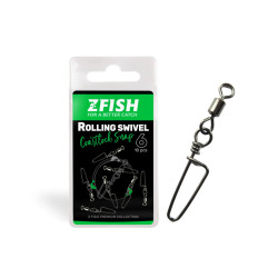 ZFISH Obratlík Rolling Swivel & Coastlock snap