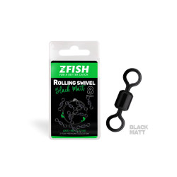 ZFISH Obratlík Rolling Swivel Black Matt vel.8/28Kg