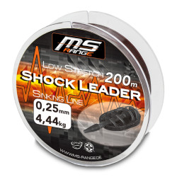 MS Range šokový vlasec Shock Leader 0,25 mm 200 m