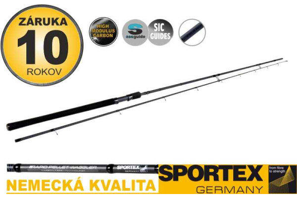 Match pruty SPORTEX Rapid Pellet Waggler 2-díl