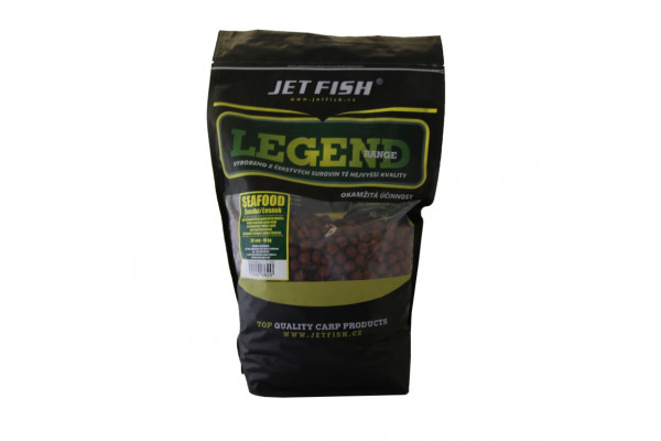 Legend Range boilie 10kg - 20mm : SEAFOOD - ŠVESTKA / ČESNEK