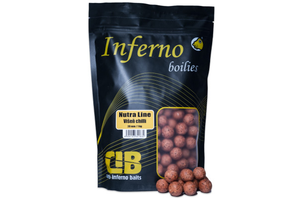 Carp Inferno Boilies Nutra Line - Višeň Chilli