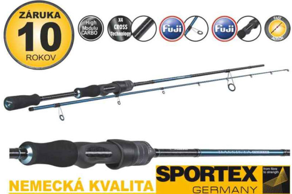 Přívlačové pruty Sportex Bassista Drop Shot 2-díl