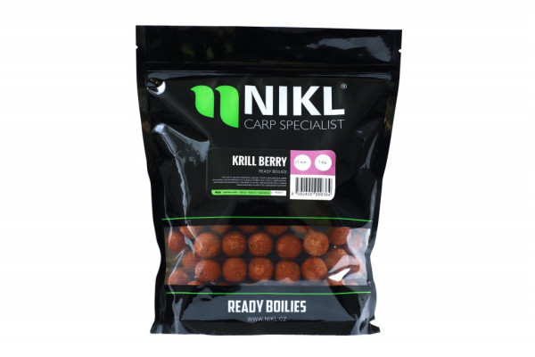 Nikl Ready boilie Krill Berry 24mm, 1kg