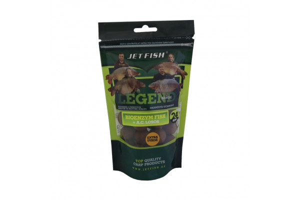 Legend Range - Extra tvrdé boilie 250g - 24mm : BIOENZYM FISH_LOSOS/ASA