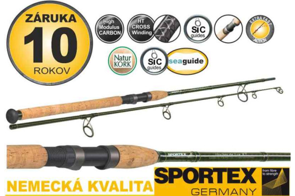 Přívlačové pruty Sportex Huchen De Lux XT 2-díl