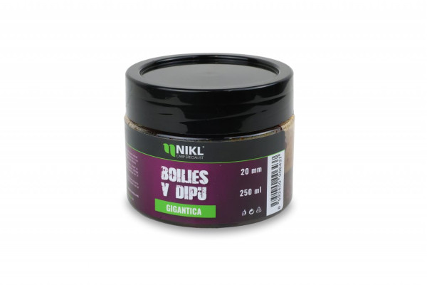 Nikl Boilies v dipu Gigantica - 24mm, 250g